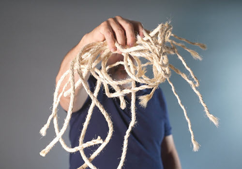 8 mm sisal — Breeksterkte test