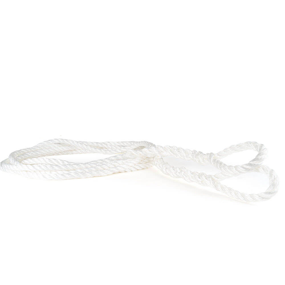 Witte 10 mm sleepkabel van Prorope - sterke recovery rope met breeksterkte van 1780 kg voor offroad gebruik