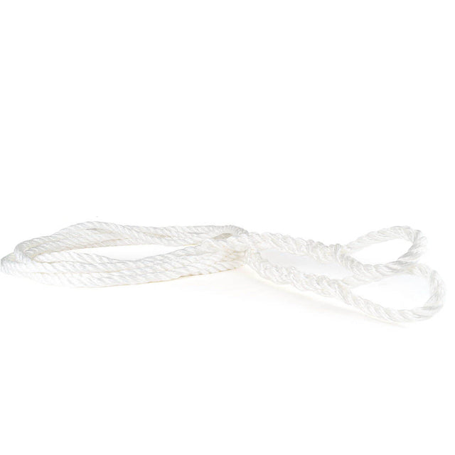 Witte 10 mm sleepkabel van Prorope - sterke recovery rope met breeksterkte van 1780 kg voor offroad gebruik