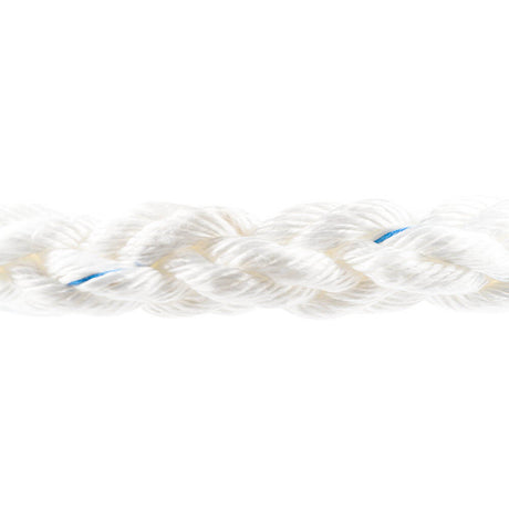 Wit 40 mm 8-strengs composiet touw van hoogsterkte polyester en polypropyleen - slijtvast, flexibel