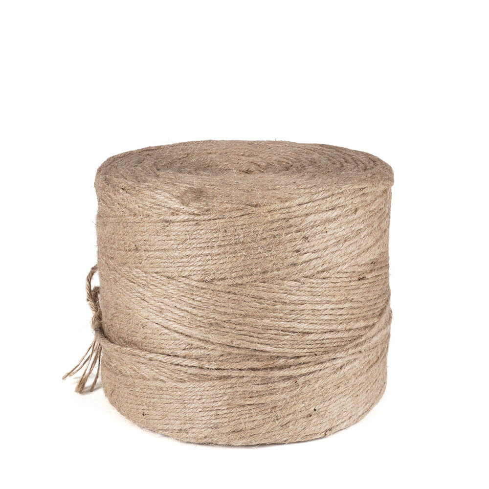 Jute 6 draads - Komkommer / Tomatentouw - klos 3 kg