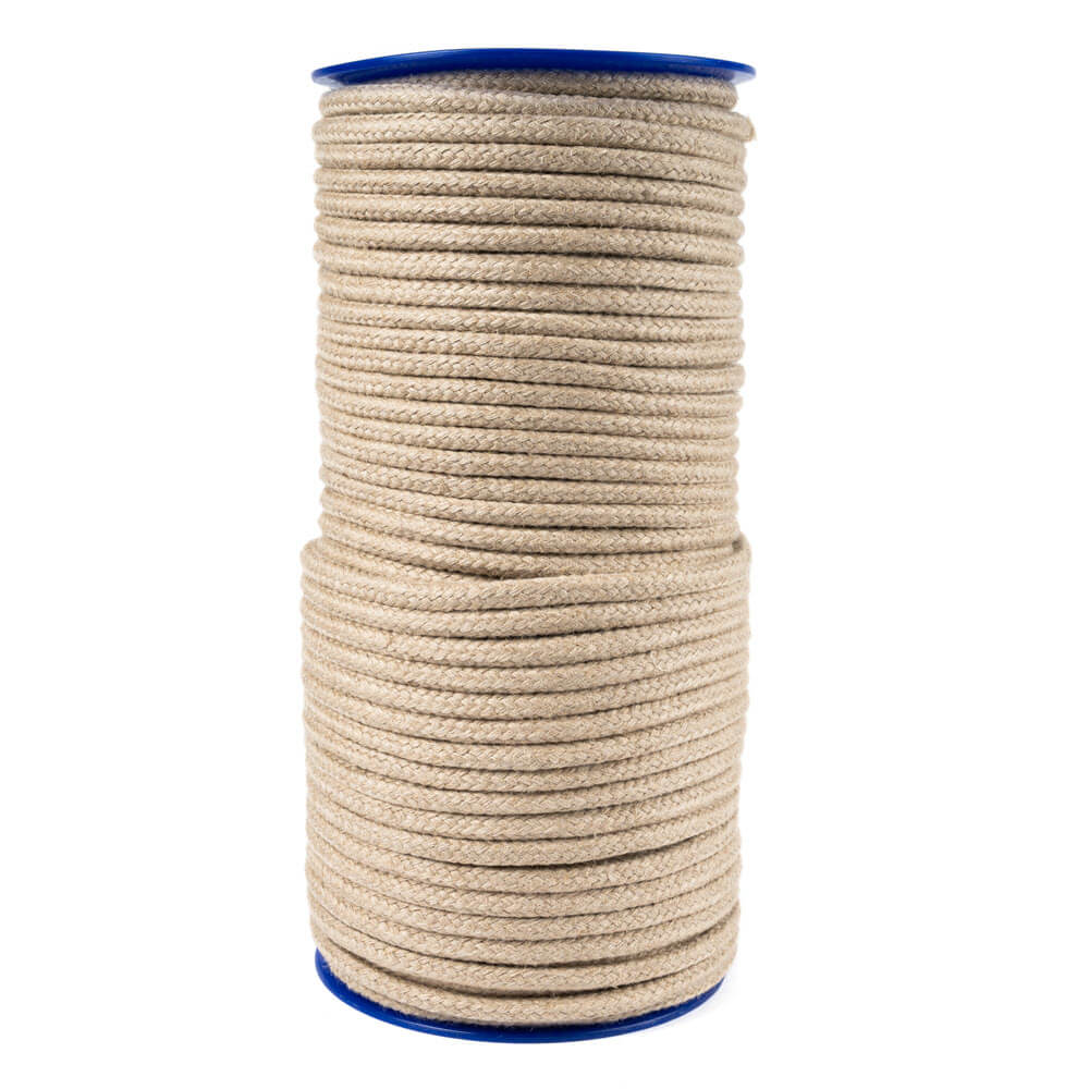 Hennep touw gevlochten 3 - 12 mm