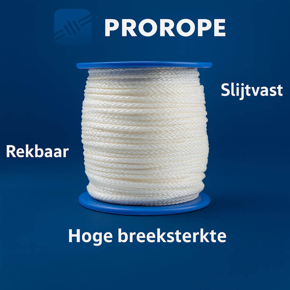 Nylon touw gevlochten - 1 t/m 14 mm diameter