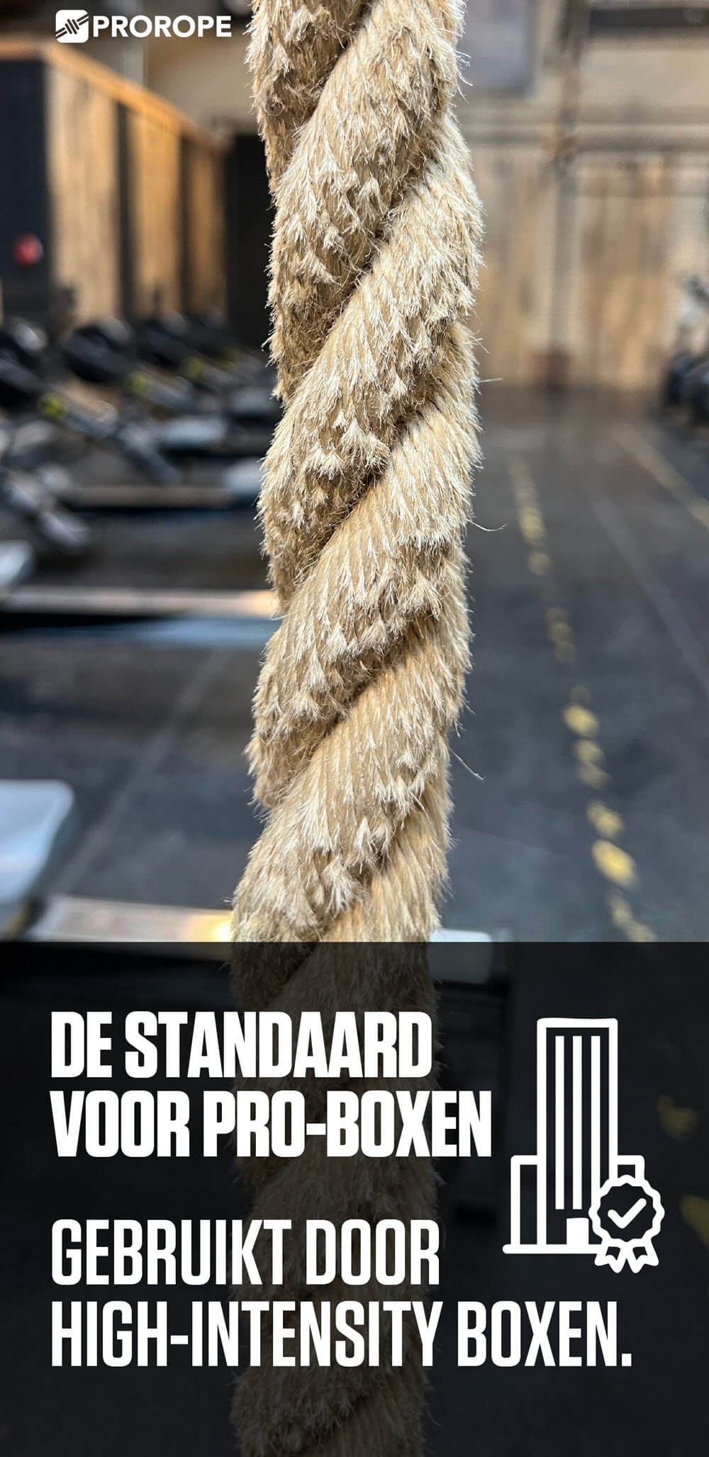 Premium Klimtouw van prorope synthetische hennep 4 t/m 9 meter