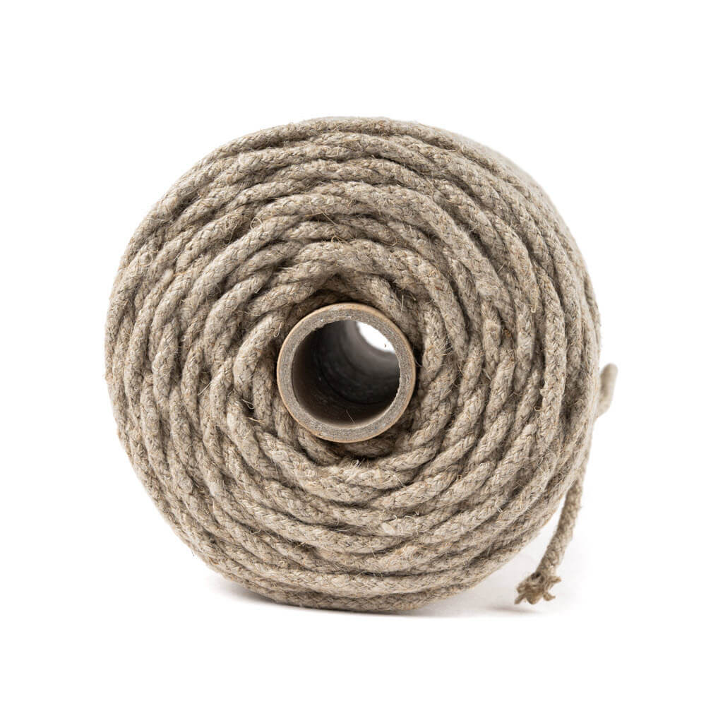 Hennep touw gevlochten 3 - 12 mm