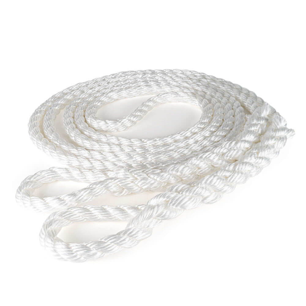 Witte 18 mm kinetische sleepkabel van Prorope - sterke recovery rope met breeksterkte van 6000 kg voor offroad en zware toepassingen
