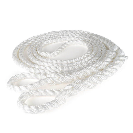 Witte 18 mm kinetische sleepkabel van Prorope - sterke recovery rope met breeksterkte van 6000 kg voor offroad en zware toepassingen