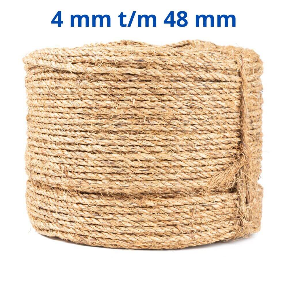 Manilla touw 4 t/m 48 mm
