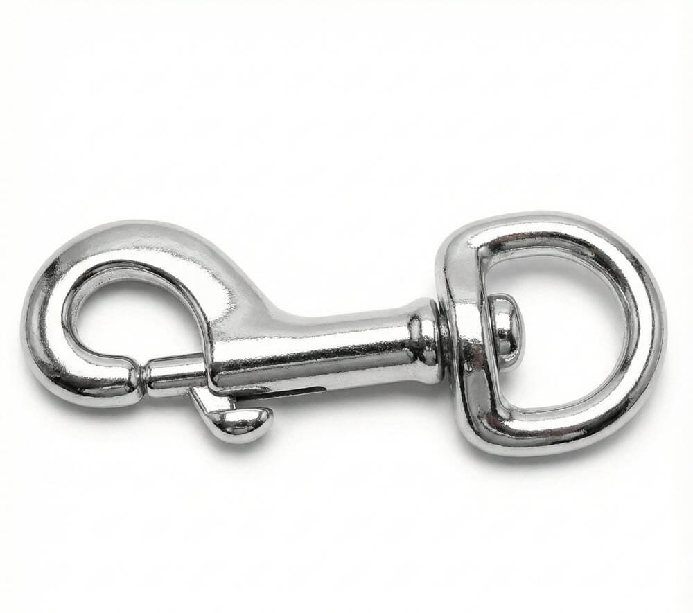 Musketon 130 mm lang - 20 mm ring