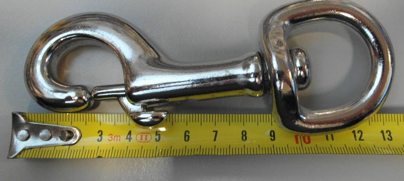 Musketon 130 mm lang - 20 mm ring