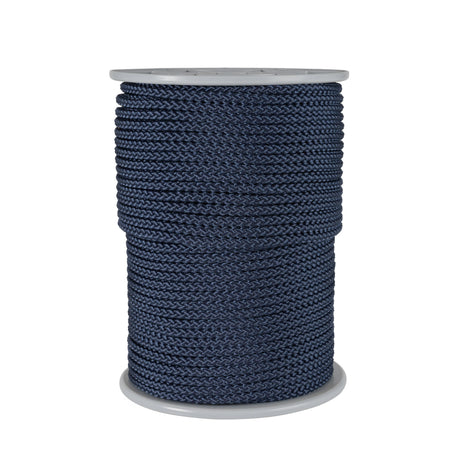 haspel met 100 meter navy blauw / donkerblauw koord van 6 mm