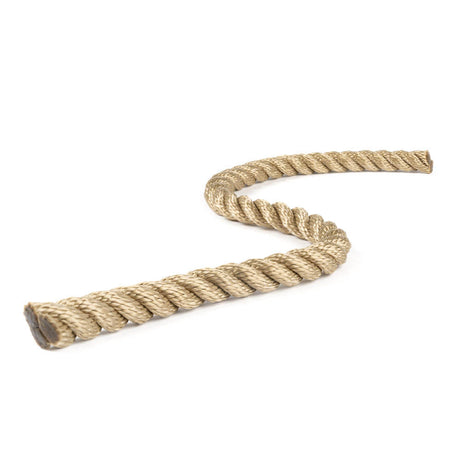 16 mm beige touw zacht en sterk voor boten en landvasten