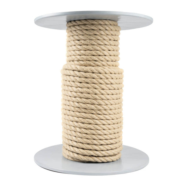 Spleitex 12 mm synthetisch hennep op een grijze haspel