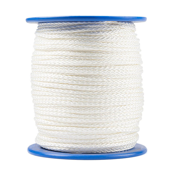 Nylon koord 3 mm haspel 100 meter wit