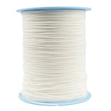 0,9 mm dyneema met witte polyester mantel