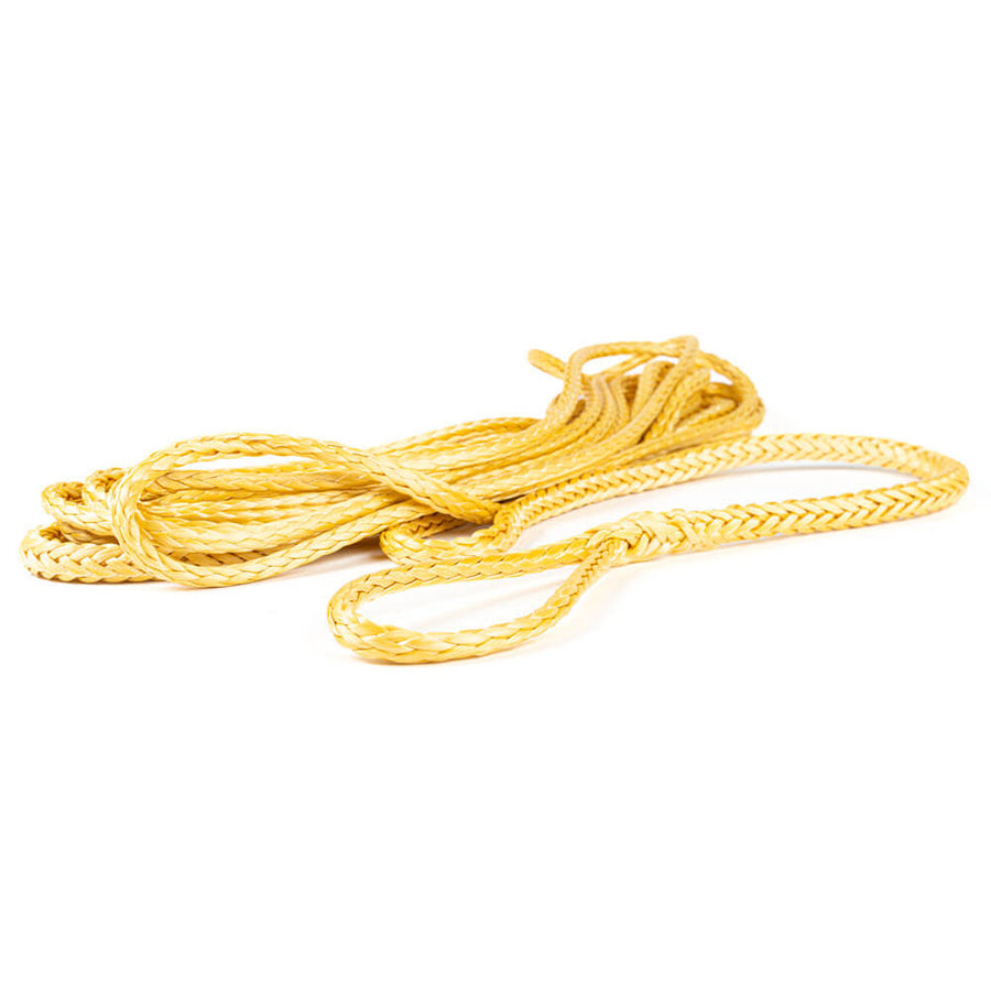 Dyneema SK75 touw van 8 mm met aan beide kanten een gesplitst oog