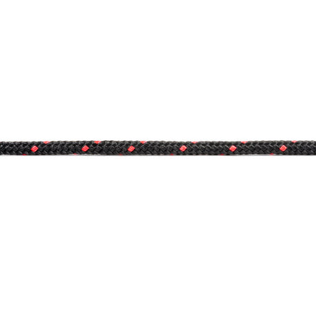 Trimlijn 10 mm zwart met rode merkdraad