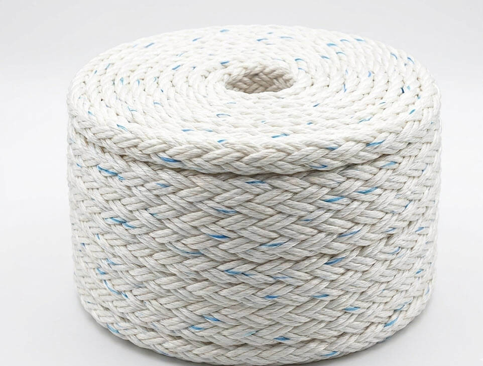 Opruiming! Composiet touw - 8 strengen geslagen - 20 mm dik - breuk MBL 9.18 TON