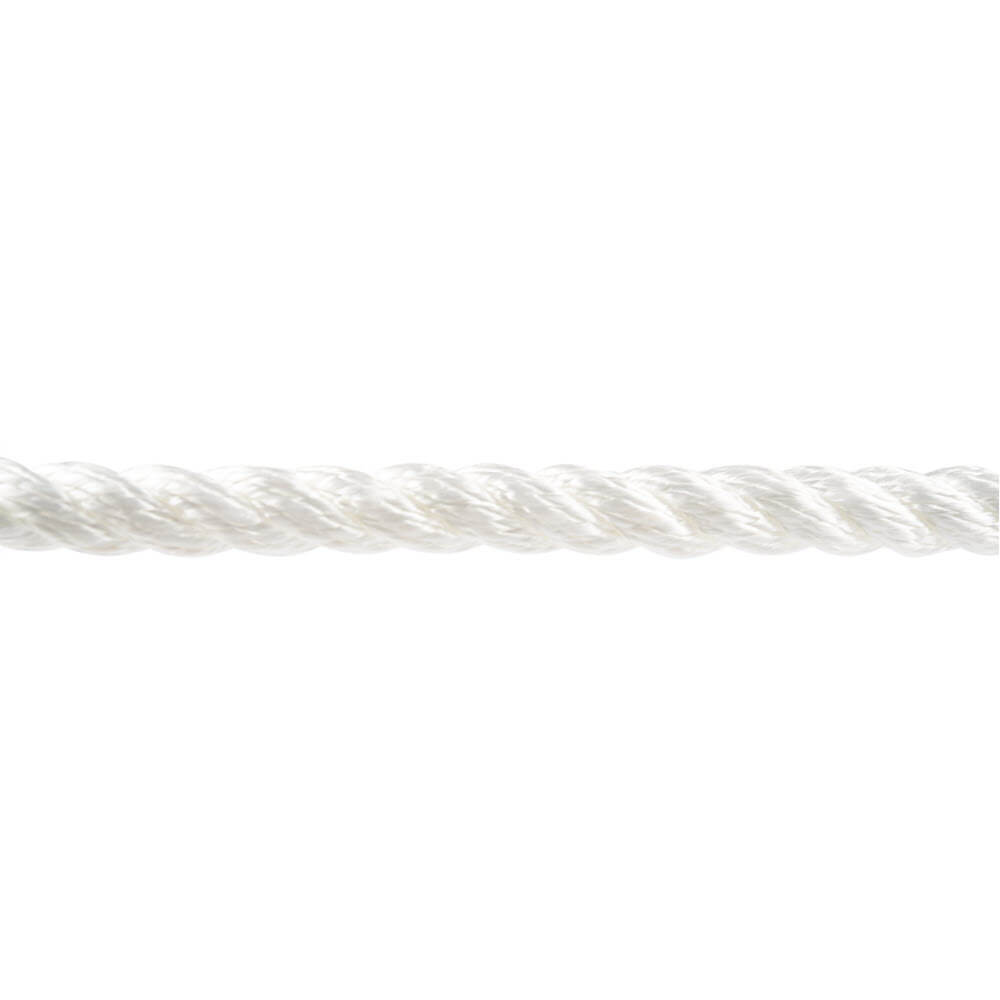 Wit 22 mm kinetisch sleepkabel van composiet materiaal, strak gevlochten en uitgerold, ontworpen voor zware trektoepassingen en langdurige duurzaamheid.