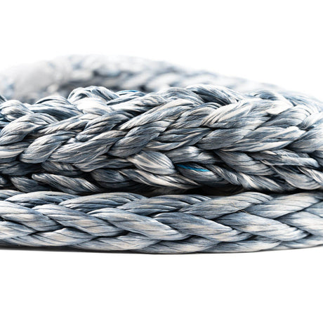 Dyneema sleepkabel voor landbouw 28 mm donkergrijs