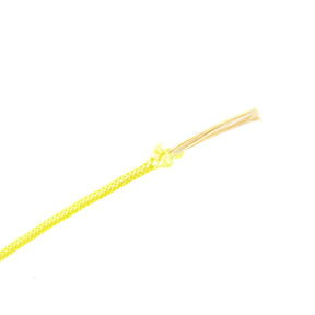 3 mm kevlar Fluor geel met kern up close shot