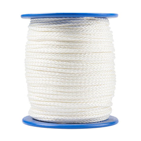 Nylon koord 3 mm haspel 100 meter wit