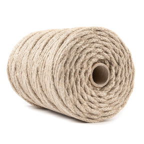 4 mm hennep touw op een houten spoel