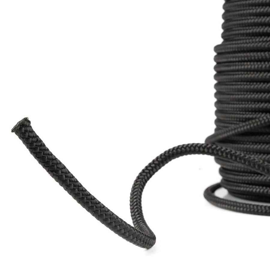7 mm zwart nylon koord voor snelloopdeuren