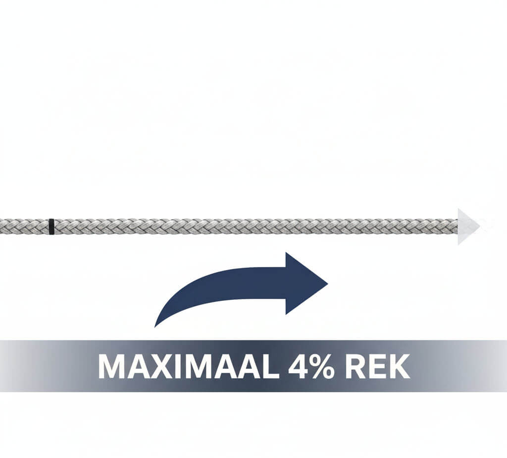 Dyneema T-70 lierverlengkabel 8 mm t/m 14 mm