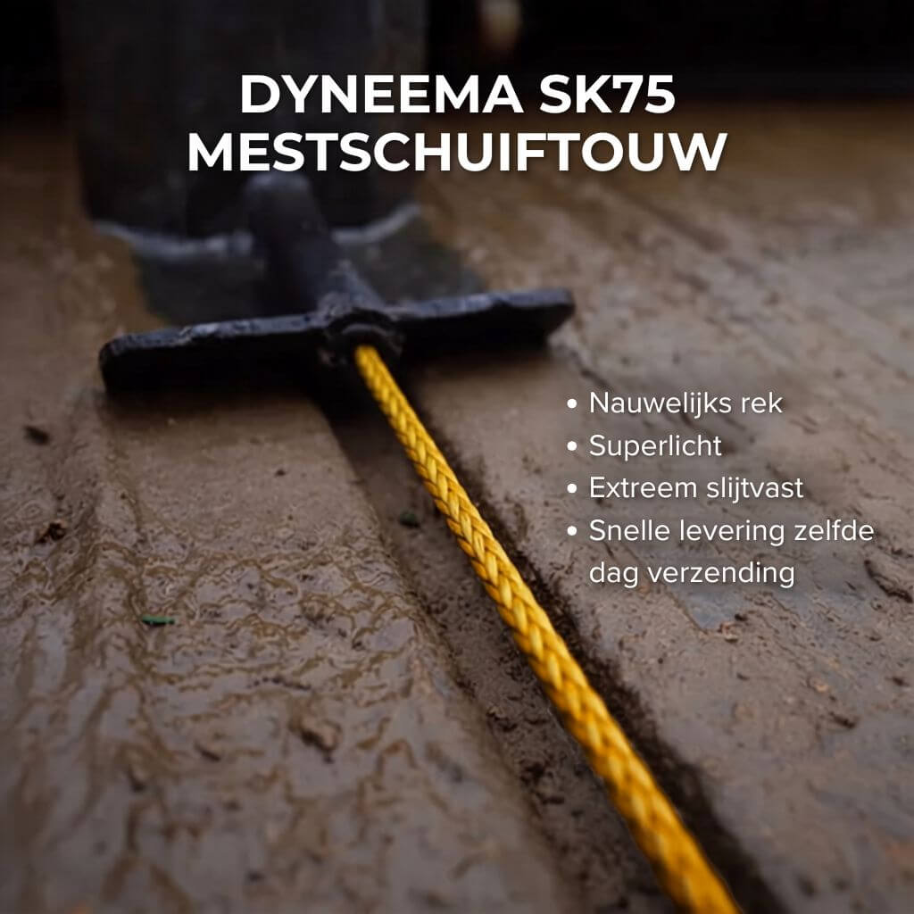 Dyneema SK75 mestschuiftouw 10 mm