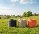 Polyprop oranje , zwart en beige voor buitengebruik