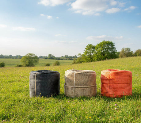 Polyprop oranje , zwart en beige voor buitengebruik