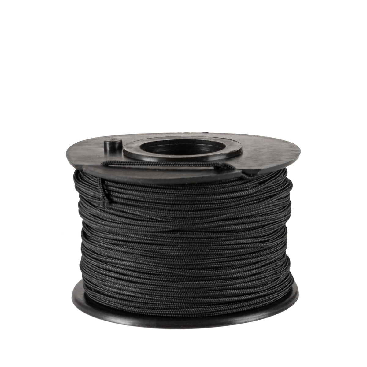 Jaloeziekoord polyester 1 mm – haspel 50 meter – wit & zwart