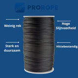 1,5 mm kevlar koord met polyester mantel