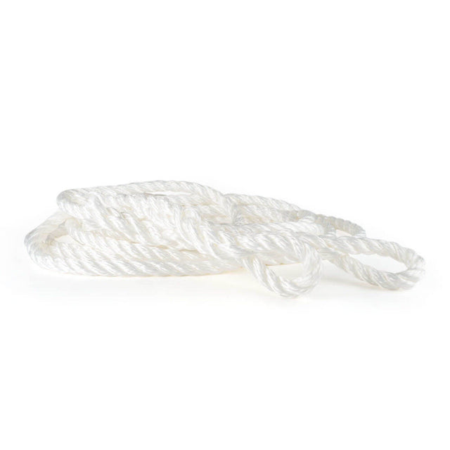 Witte 14 mm kinetische sleepkabel van Prorope - sterke recovery rope met breeksterkte van 3500 kg voor offroad en zwaar gebruik