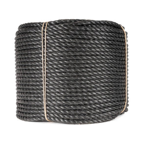 Polyprop zwart 10 mm tros 220 meter mooi zwart touw