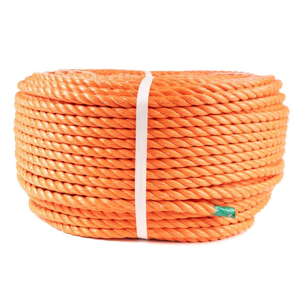 Polyprop touw oranje 12 mm tros 220 meter sterk en licht