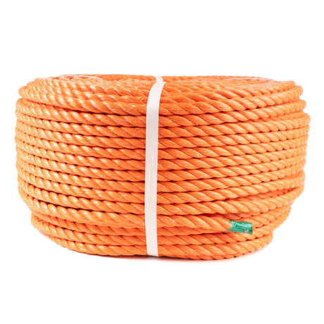 Polyprop touw oranje 12 mm tros 220 meter sterk en licht