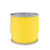 haspel met 100 meter geel koord met een diameter van 4 mm